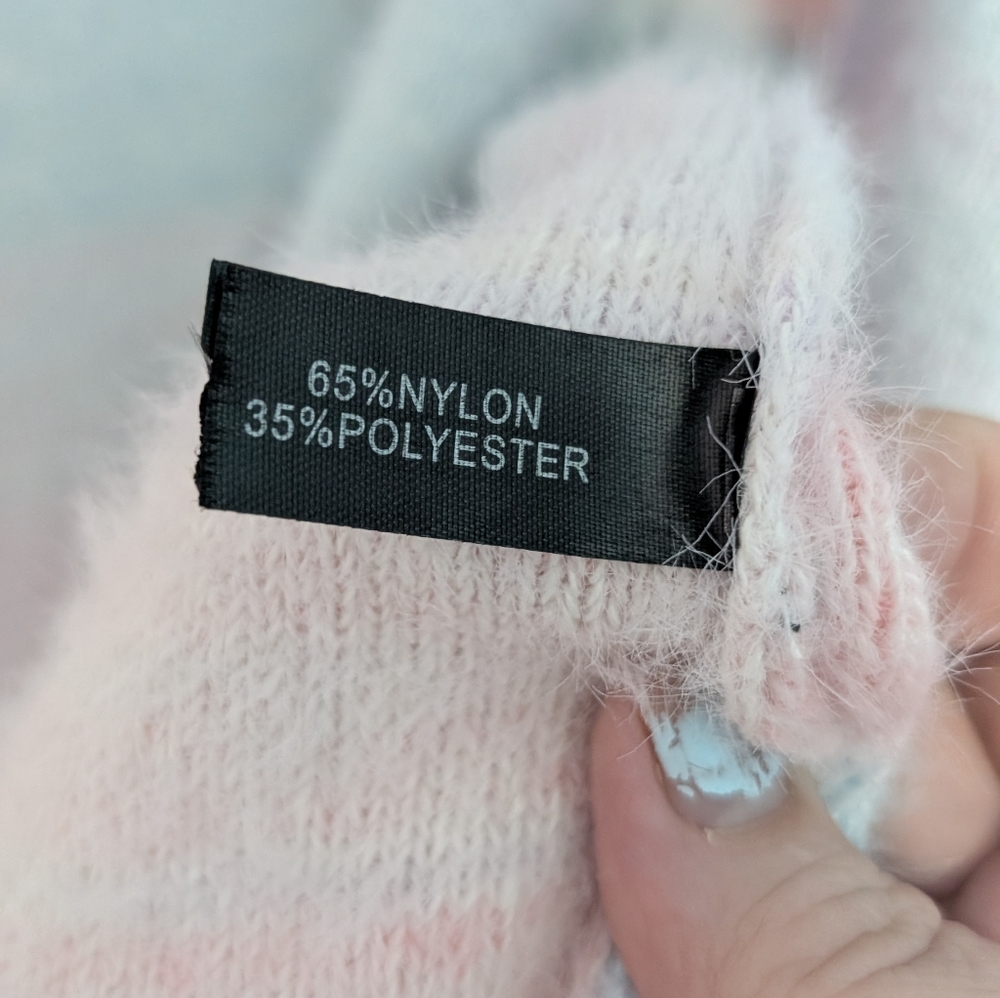 Rare 😲 Papa Vancouver Canada Cotton Candy 🍭 Striped Cardigan Size Medium - Picture 5 of 6